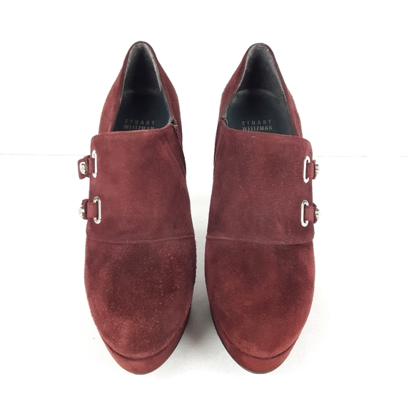 STUART WEITZMAN PLATFORM ANKLE BOOTIES - Picture 5 of 16